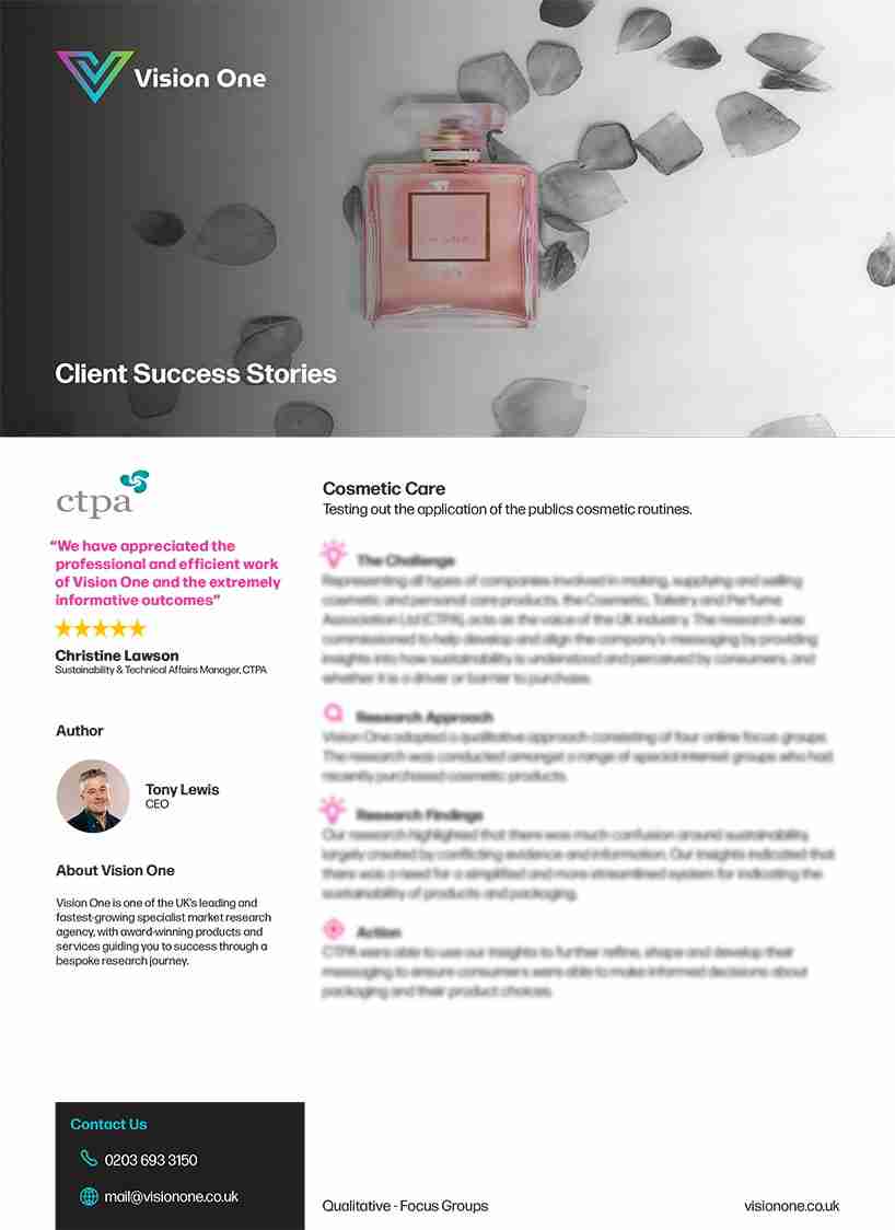 CTPA Vision One Case Study