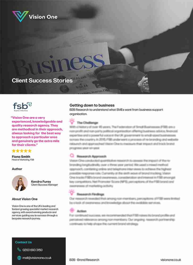 FSB Vision One Case Study