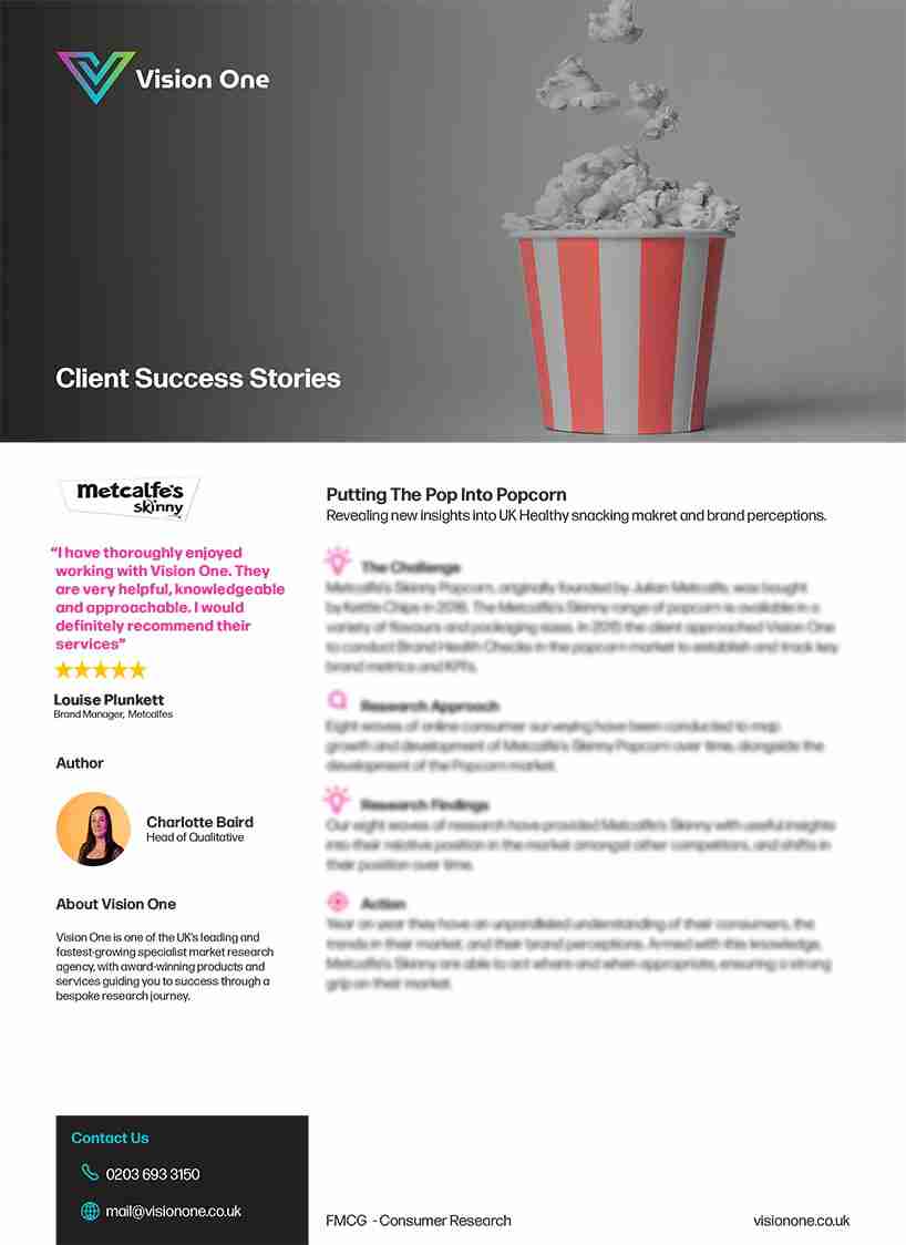 Metcalfes Vision One Case Study