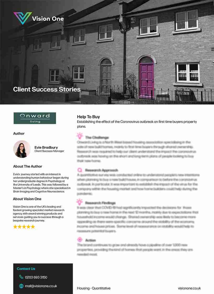 Onward Living Vision One Case Study