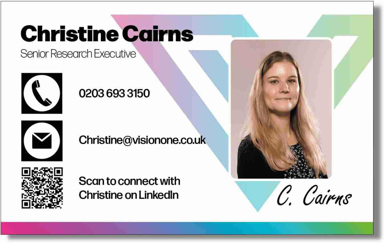 Christine Cairns ID Card Vision One